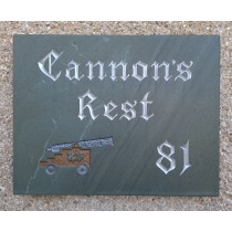 Hand carved Lakeland Slate