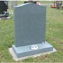PJ20 - Ever green granite can be a more economical alternative to slate accepted in the Kendal diocese of Churchyard regulations.  Slate Green, Bespoke, Headstones, Lawn Memorials