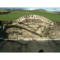 Yellow Sandstone Engraved with Hand Cut Letters Name Plate